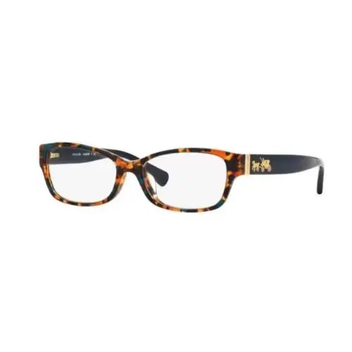 Coach HC 6078 5337 Confetti Teal Gold Frames Eyeglasses 52-16-135