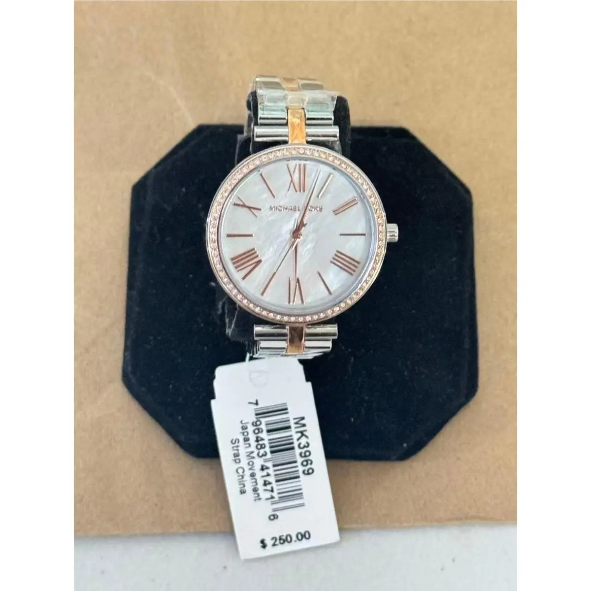 Maci MK3969 Women`s Silver–gold Tone Watch by Michael Kors