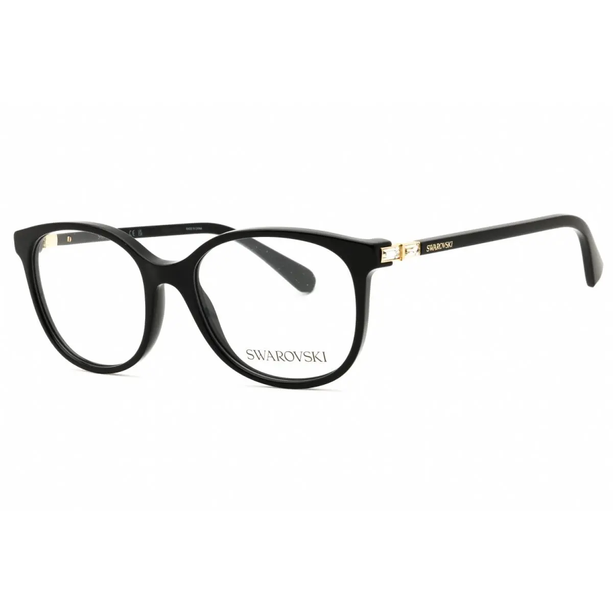 Swarovski SK2002-1001-51 Eyeglasses Frame Size 51mm 17mm 140mm Black Women 8056