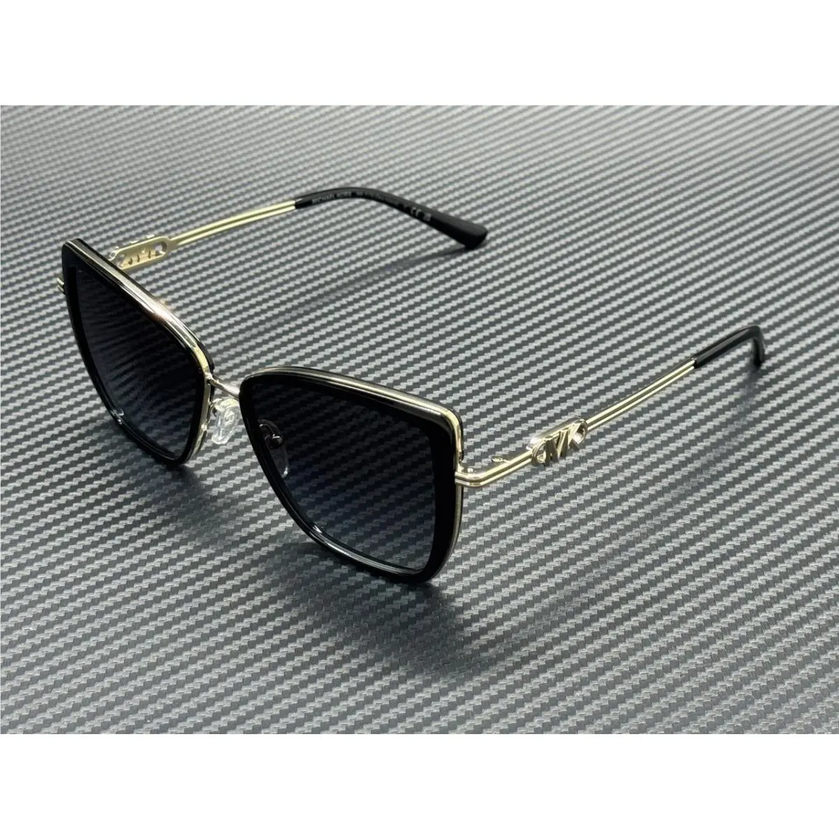 Michael Kors MK1178 30058G Black Grey Gradient Silver Women`s 55 mm Sunglasses