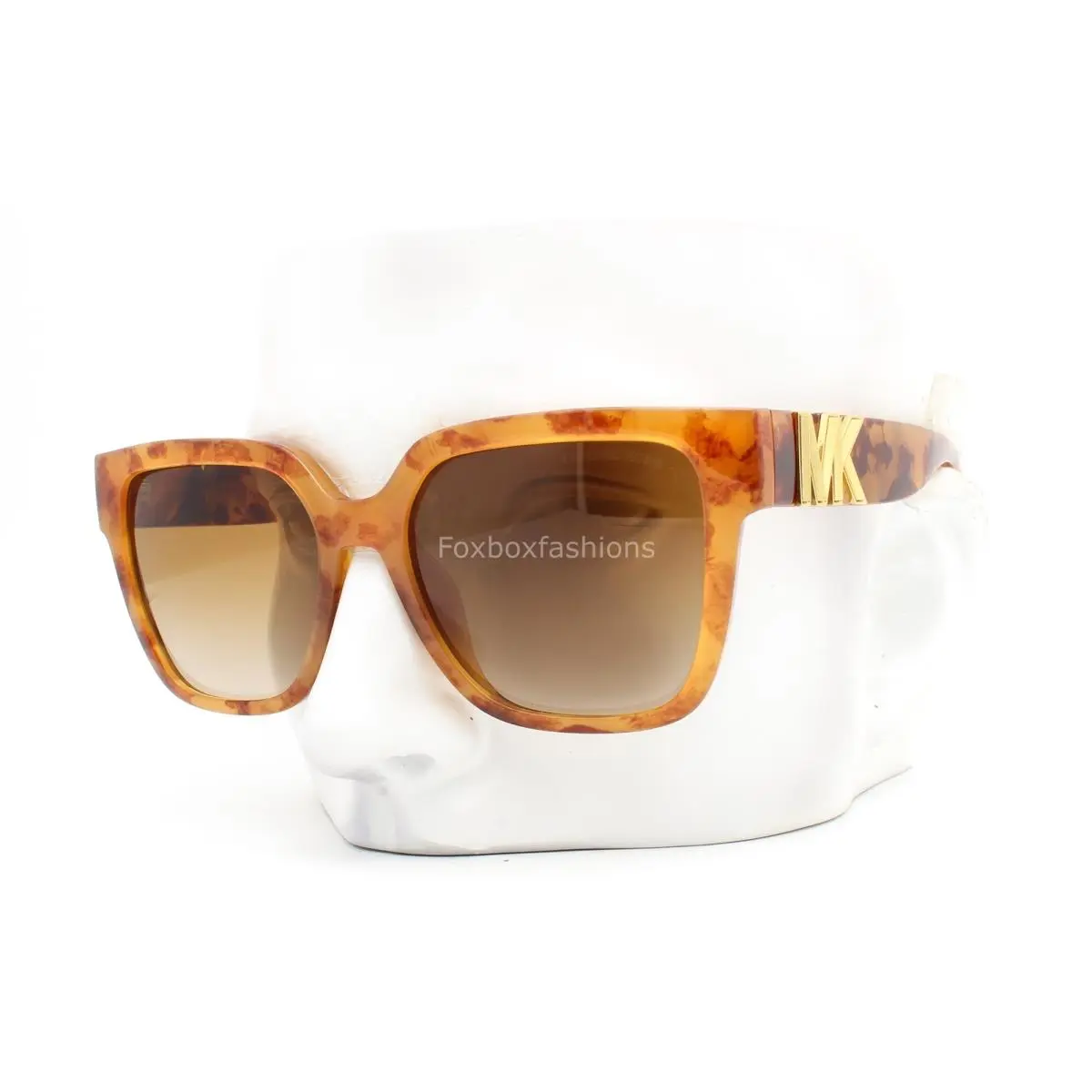 Michael Kors Karlie Sunglasses MK 2170U 39153B Marigold Havana Gold Logo W/case