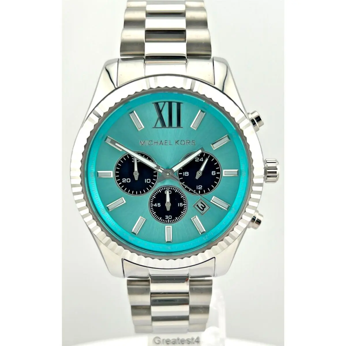 Michael Kors Lexington MK9165 Stainless Steel Chronograph Quartz 44 MM Mens