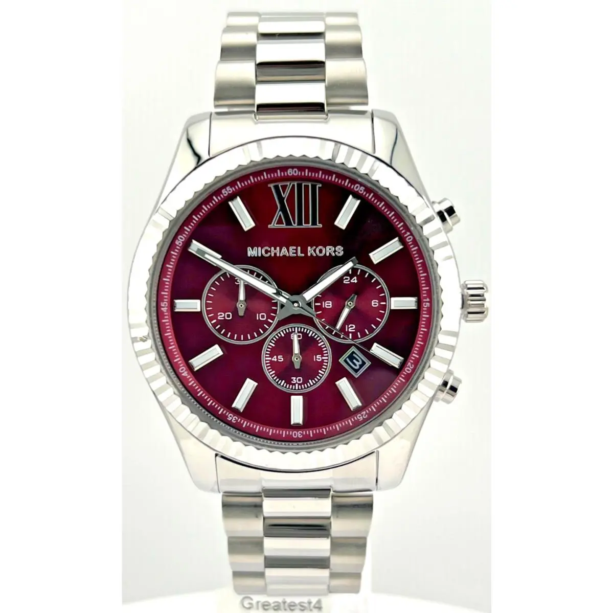 Michael Kors Lexington MK9152 Stainless Steel Chronograph Quartz 44 MM Mens