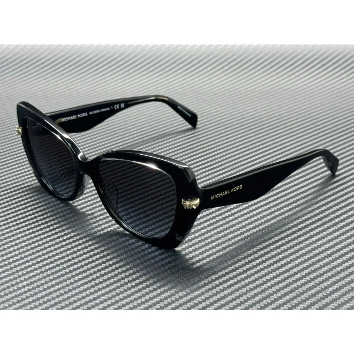 Michael Kors MK2258U 40348G Black Grey Gradient Women`s 55 mm Sunglasses