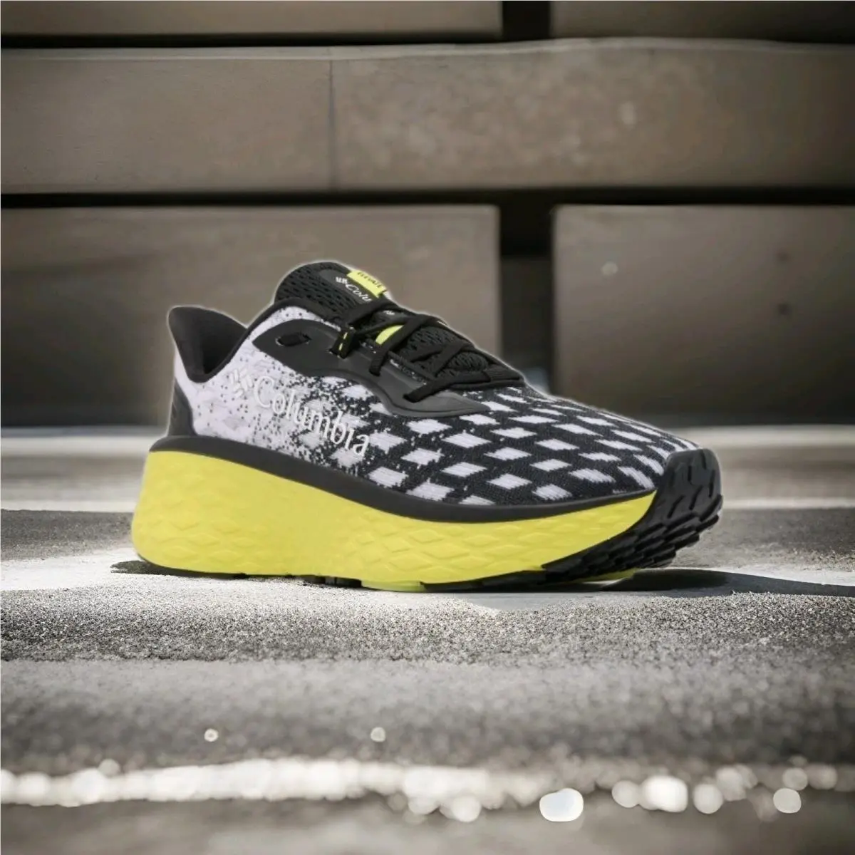 Columbia shoes - Konos Elevate Trail Running - Konos Elevate Trail Running - BM9696-012 - BLACK YELLOW 2