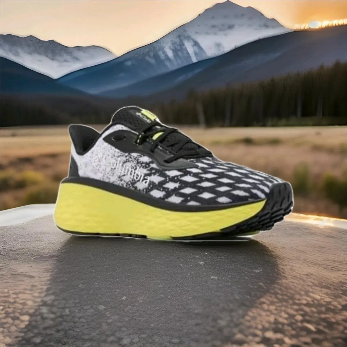 Columbia shoes - Konos Elevate Trail Running - Konos Elevate Trail Running - BM9696-012 - BLACK YELLOW 3