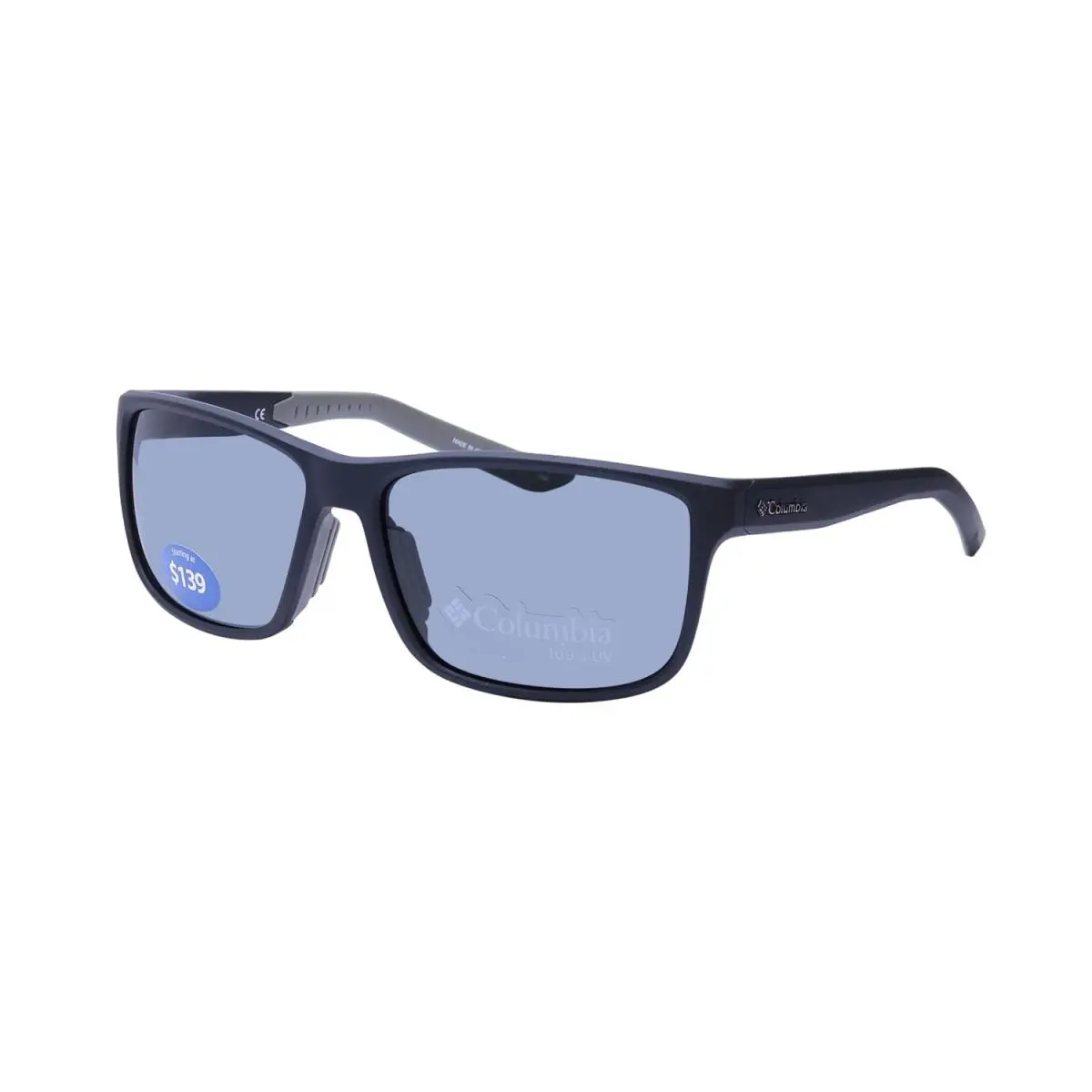 C543S Flatlander Sunglasses Plastic Black 002 Square Full-rim by Columbia