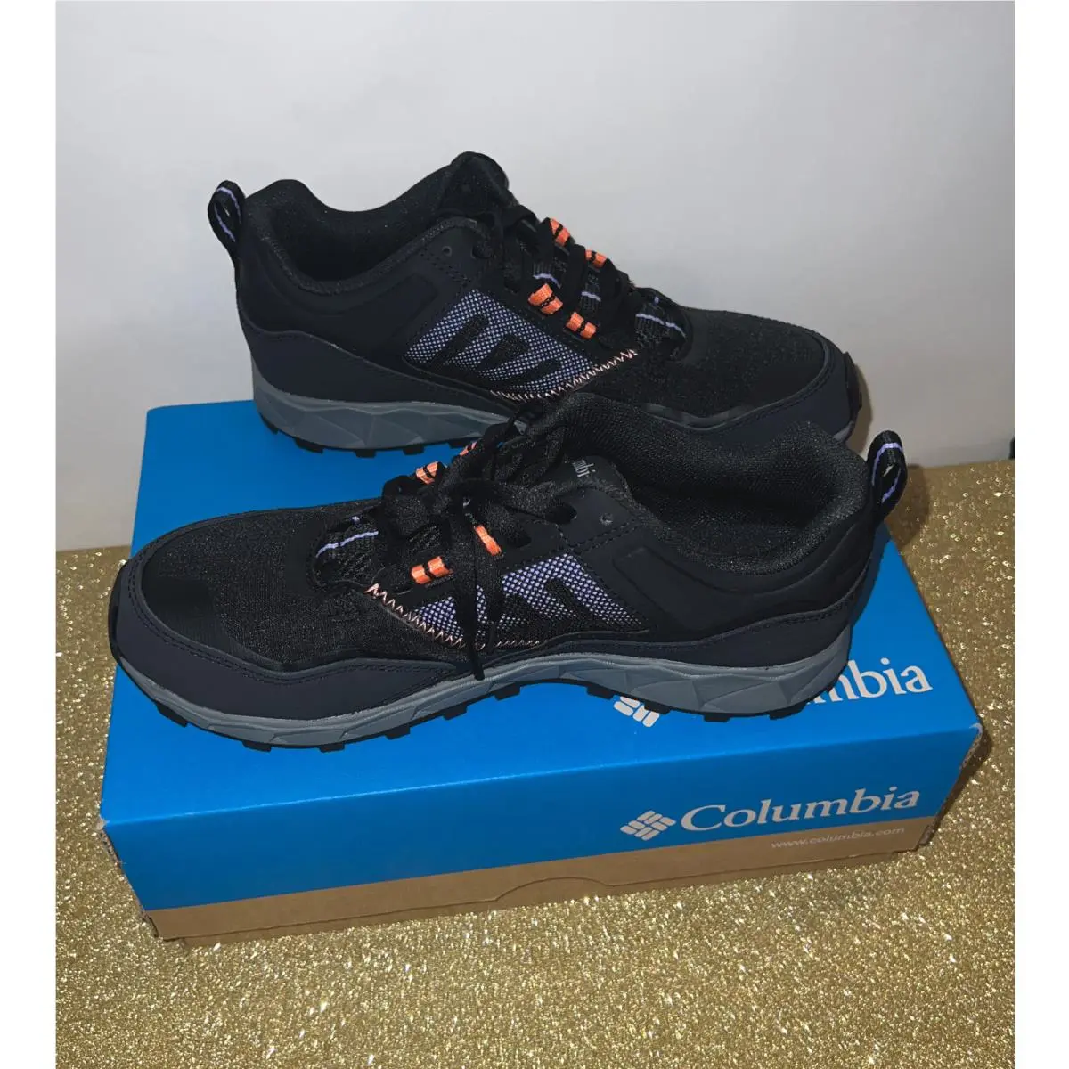 Columbia Flow District Hiking Shoes Women`s Size 8 Black Grey BL0164-010 Trail