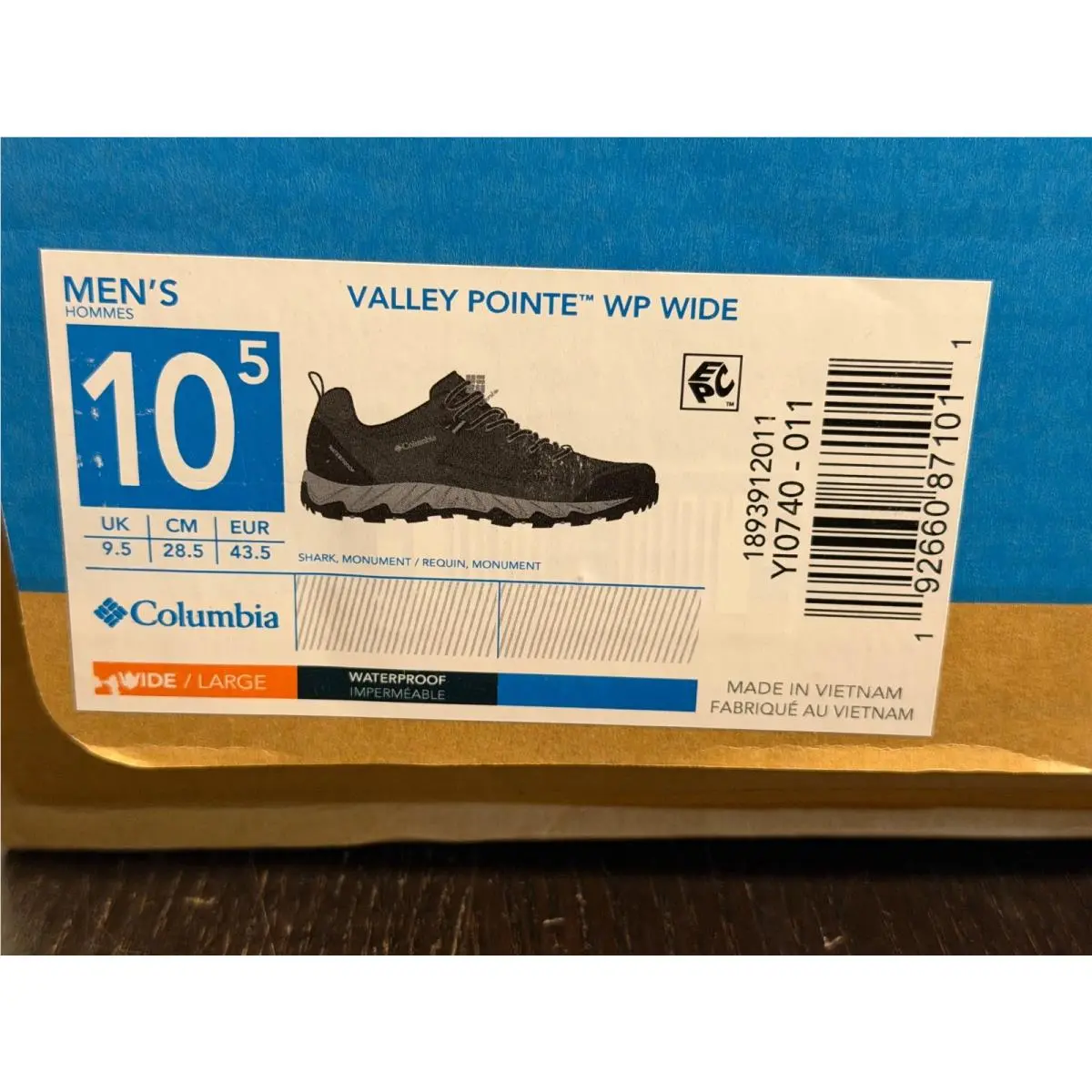 Columbia shoes - Columbia Valley Pointe - Valley Pointe - Grey, Black 14