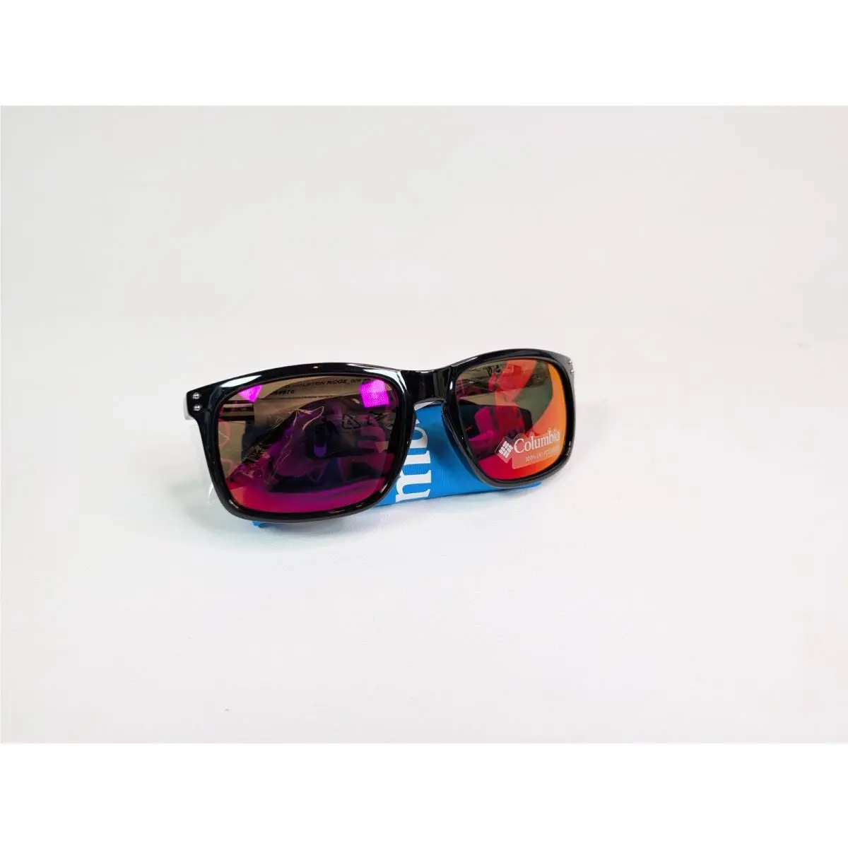 Columbia Holston Ridge Polarized Square Sport Black/red Mirror TR90