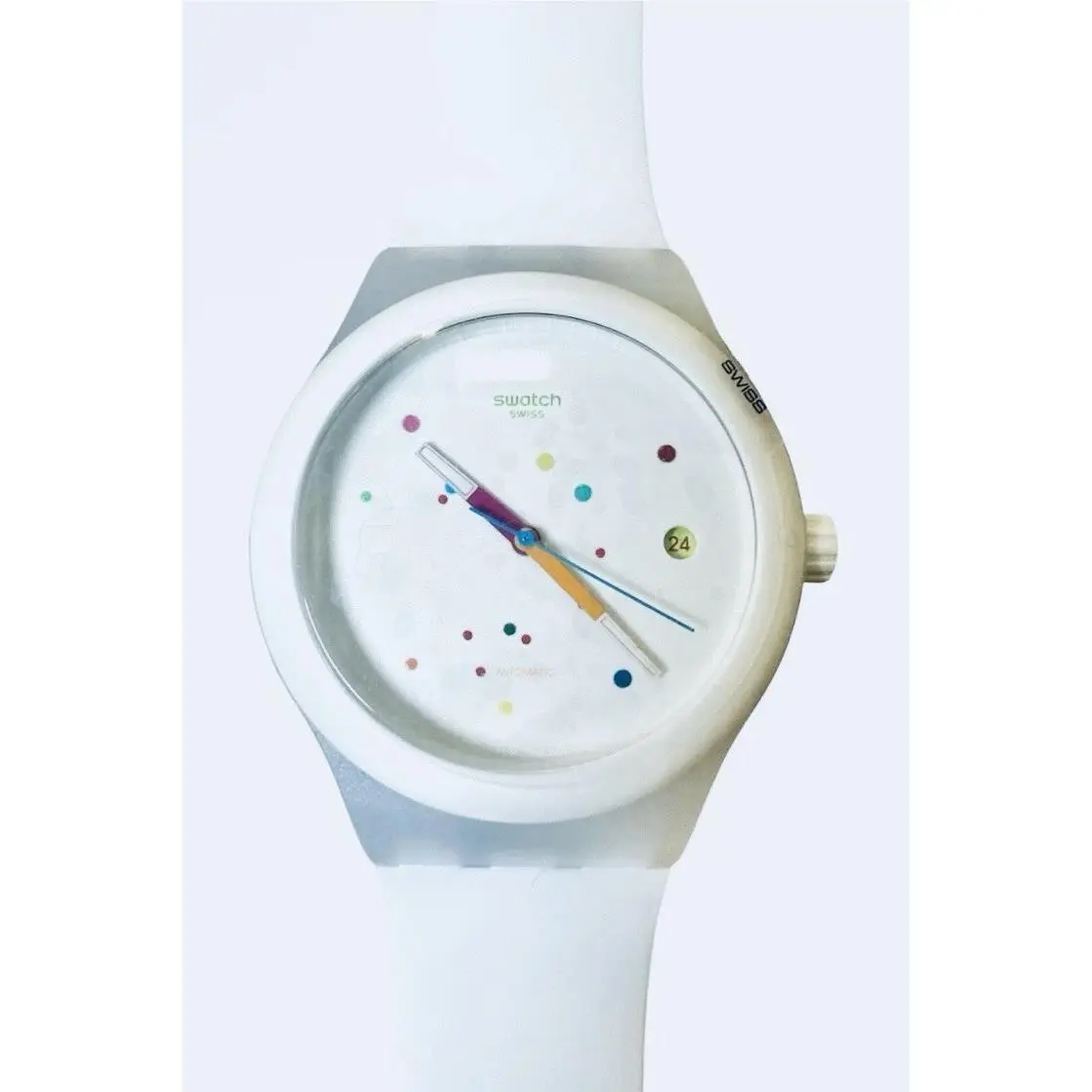 Swatch Watch Sistem White SUTW400 2013 Sistem51 White 41mm Swiss Made Automatic