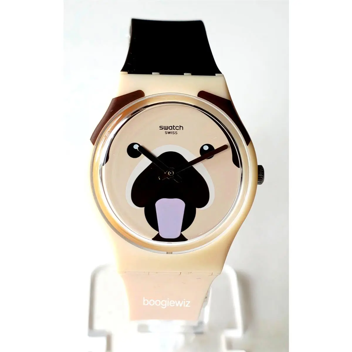 Swatch Swiss Made Carlito Puppy Watch GT109 Dog Tag Too