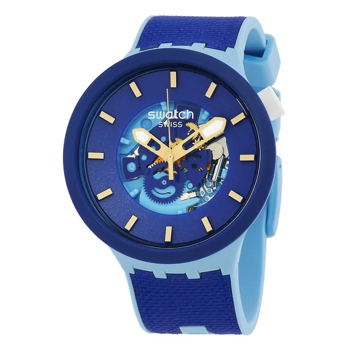 Swatch The January Collection Quartz Blue Dial Men`s Watch SB05N105