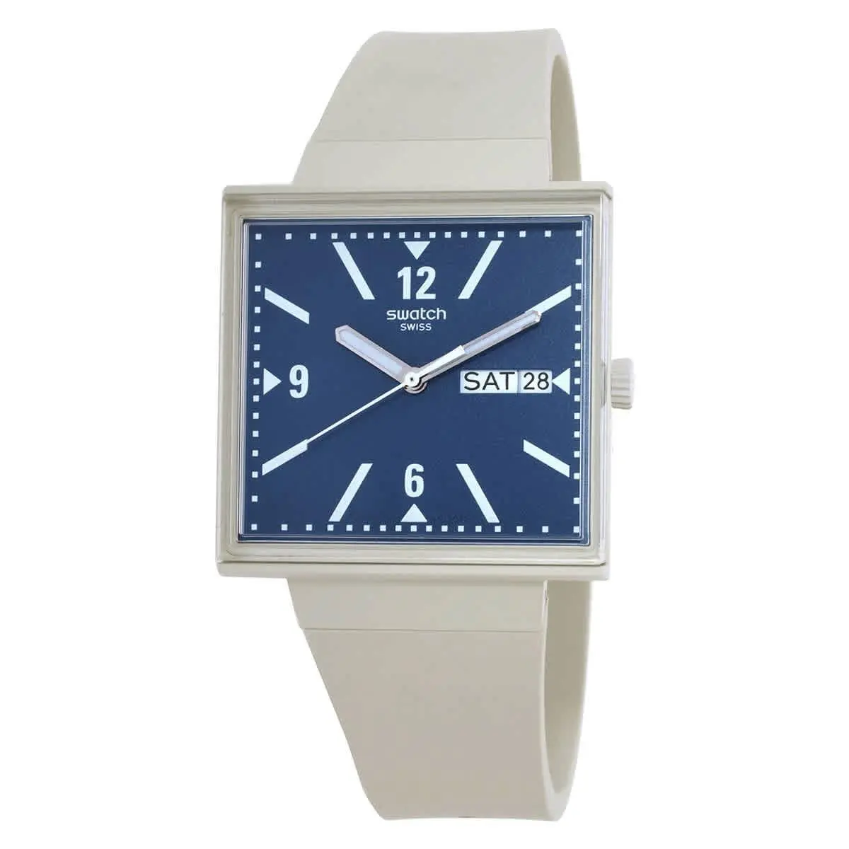 Swatch Originals Bioceramic What If Collection Blue Dial Unisex Watch SO34T700