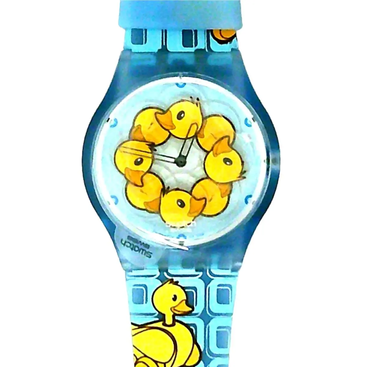 Swatch Watch Feel Free SUPS100 2008 Puzzle Motion Rare Swiss Made Quartz
