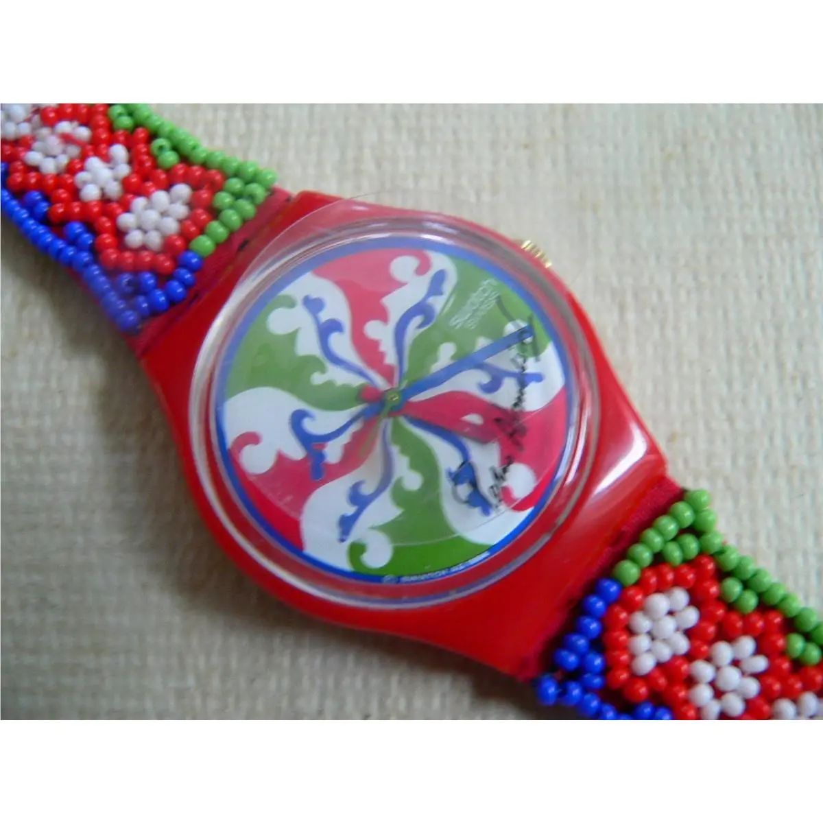 1995 Vintage Swatch Watch Despiste GZ142 Designed by Pedro Almodovar