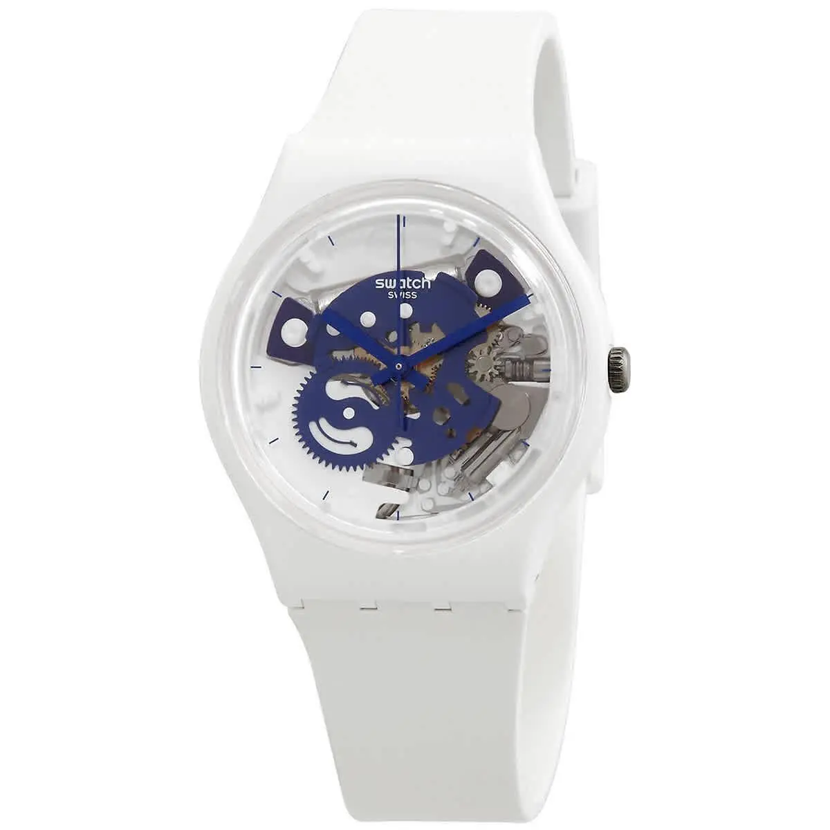 Swatch Time To Blue Small Quartz Unisex Watch SO31W103