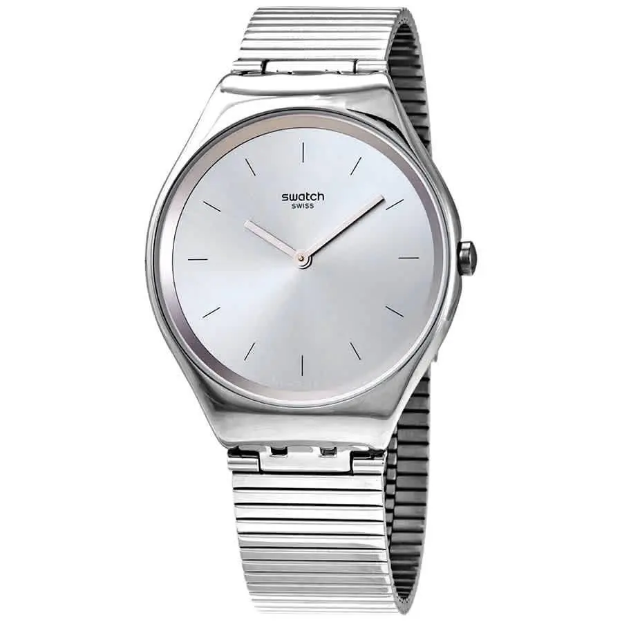 Swatch Skinpole Quartz Grey Dial Men`s Watch SYXS103GG