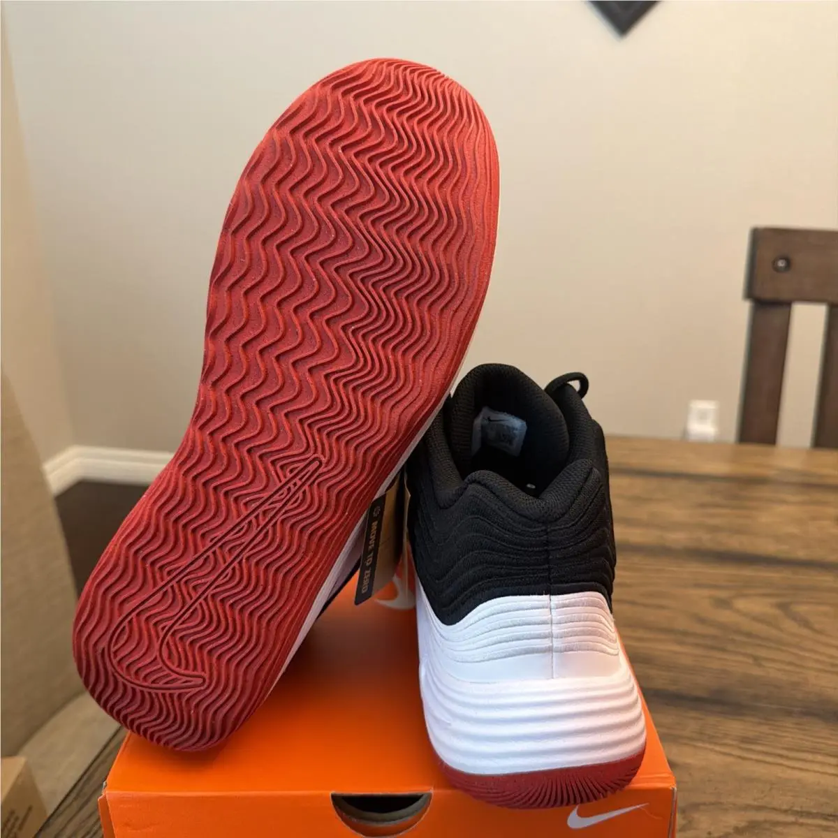 Nike shoes - NIKE PRECISON - PRECISON - IH1105-003 - Red White Black 4