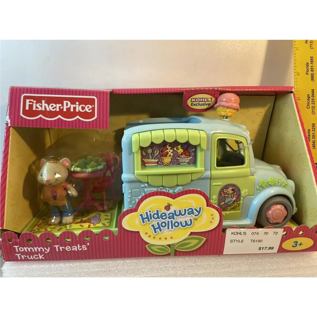 Hideaway Hollow - Tommy Treats` Truck - Fisher Price - Nip 2010 Retired
