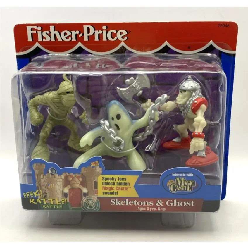 Vintage 1994 Fisher Price 72946 Magic Castle Skeletons Ghost Toys R US