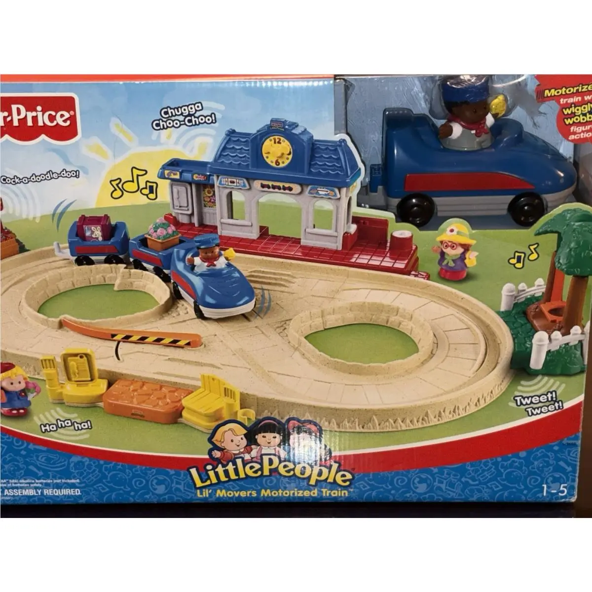 Fisher Price Little People Lil Movers Motorized Train Set 2005