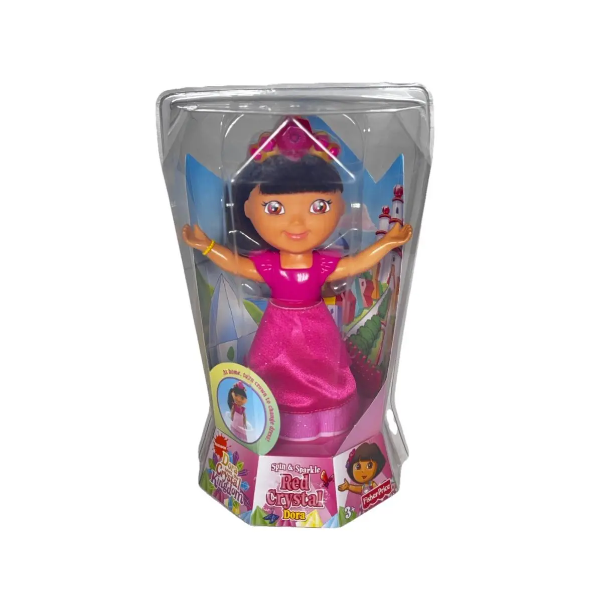 Fisher Price Nickelodeon Dora Saves Crystal Kingdom Spin Sparkle Doll 2009