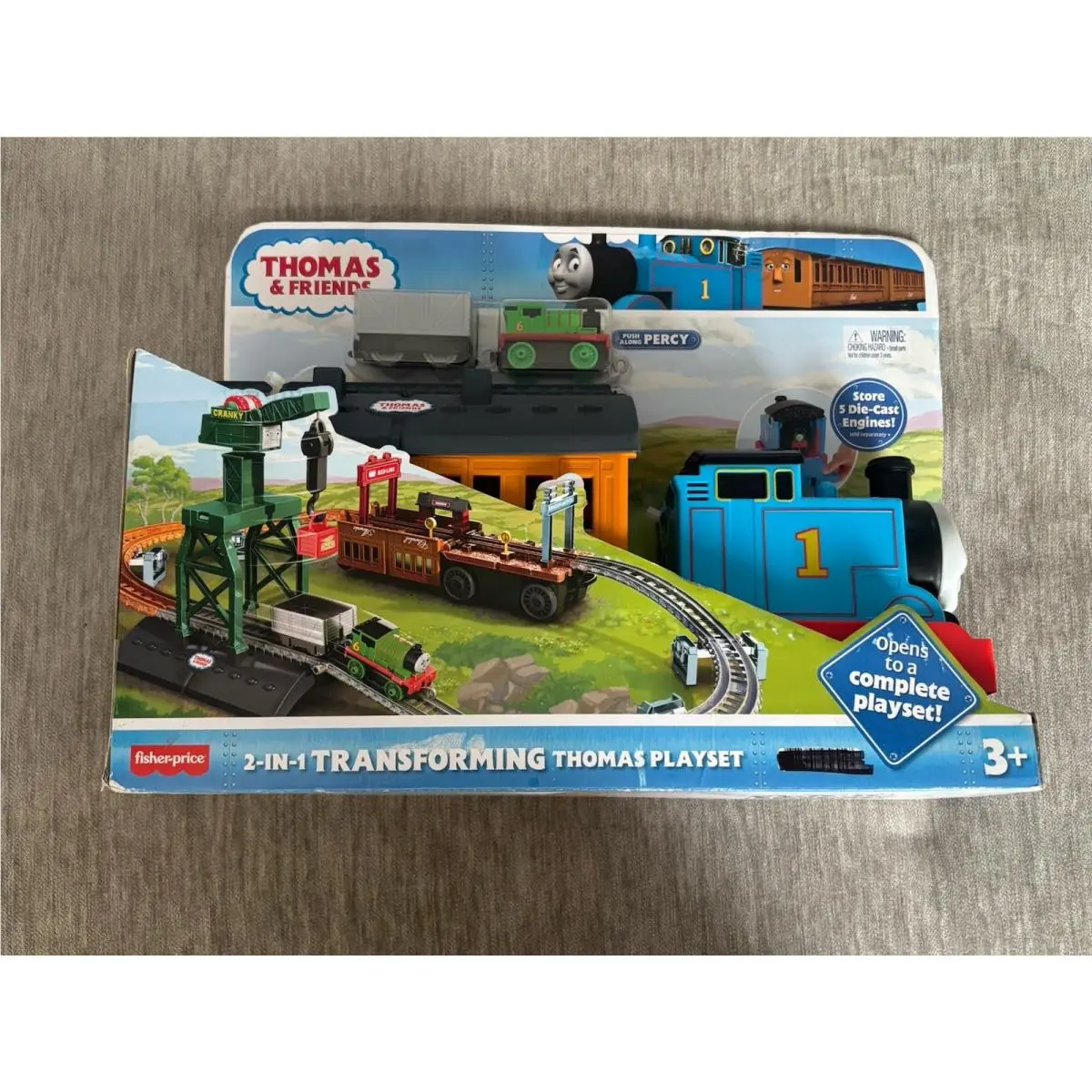 Fisher-price Thomas Friends 2-in-1 Transforming Thomas Playset Push-along Tra