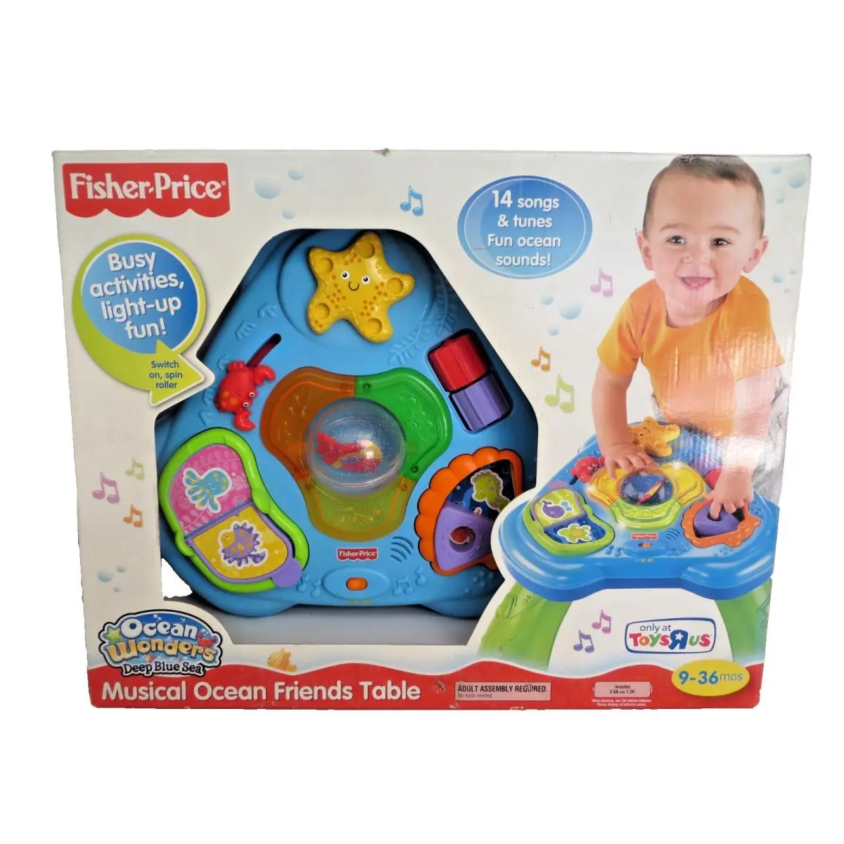 Fisher-price Musical Ocean Friends Wonders Sea Sights Sounds Table Toys R Us