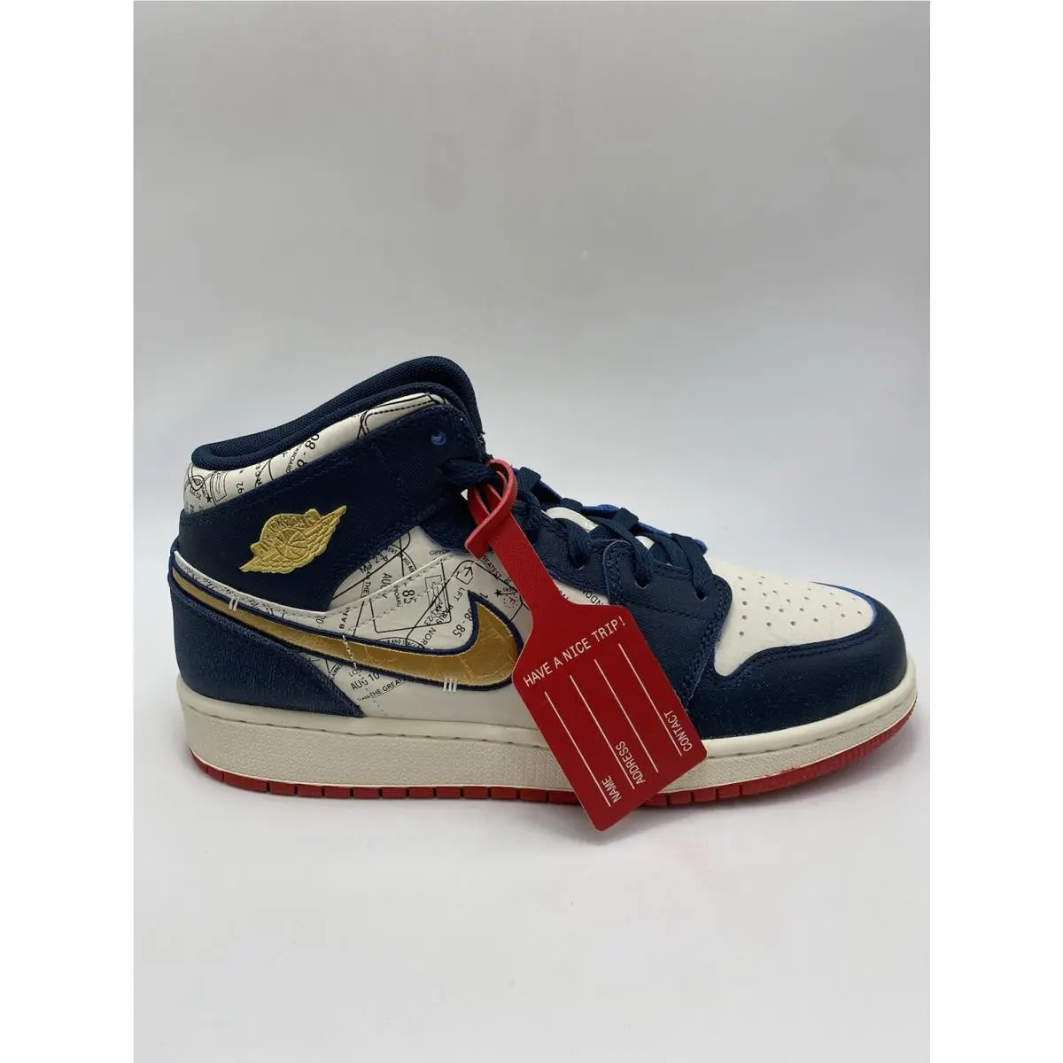 Nike shoes - Nike Air Jordan 1 - Air - FN1353 400 - Armory Navy/Metallic Gold (UPC: 196975541461) 0