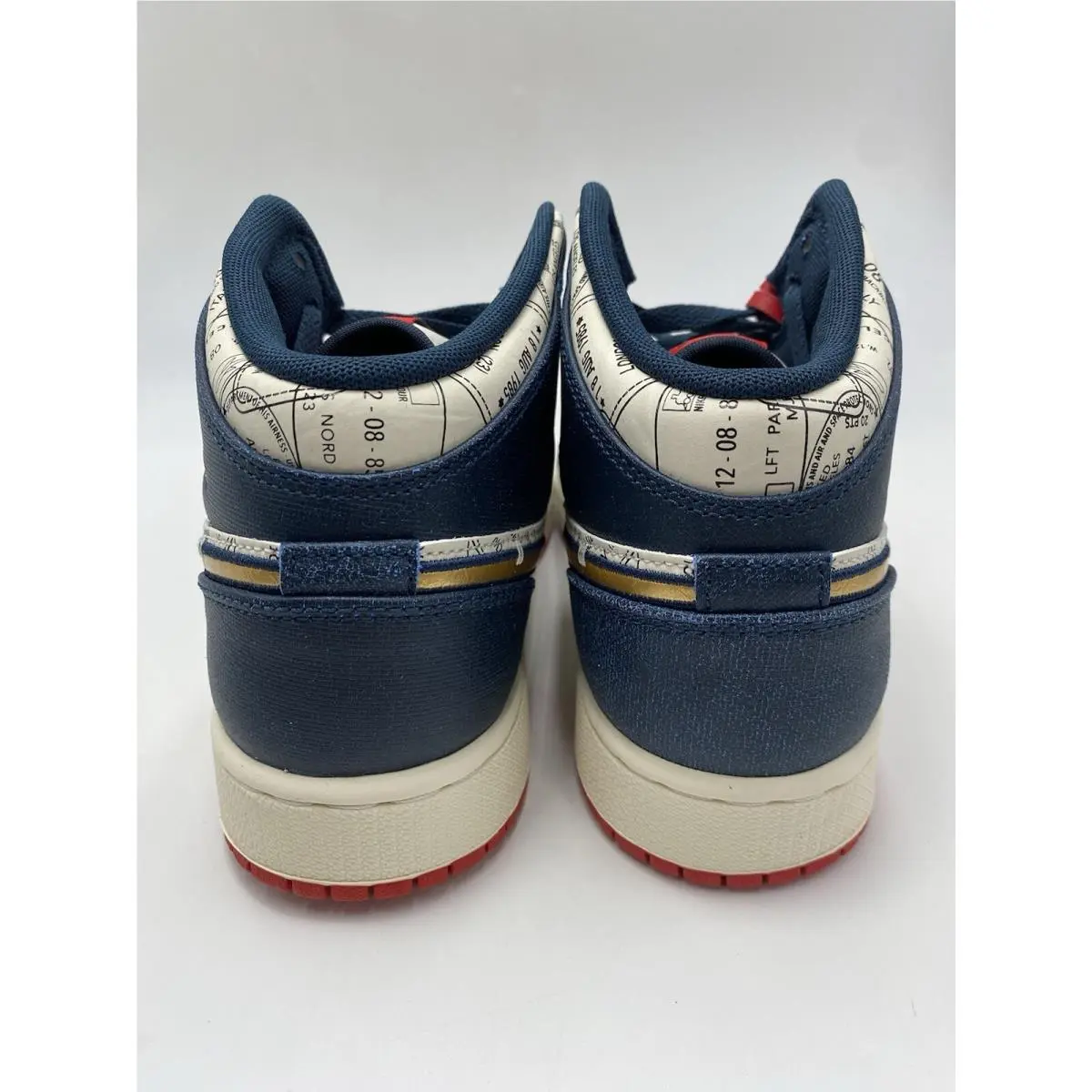 Nike shoes - Nike Air Jordan 1 - Air - FN1353 400 - Armory Navy/Metallic Gold (UPC: 196975541461) 4