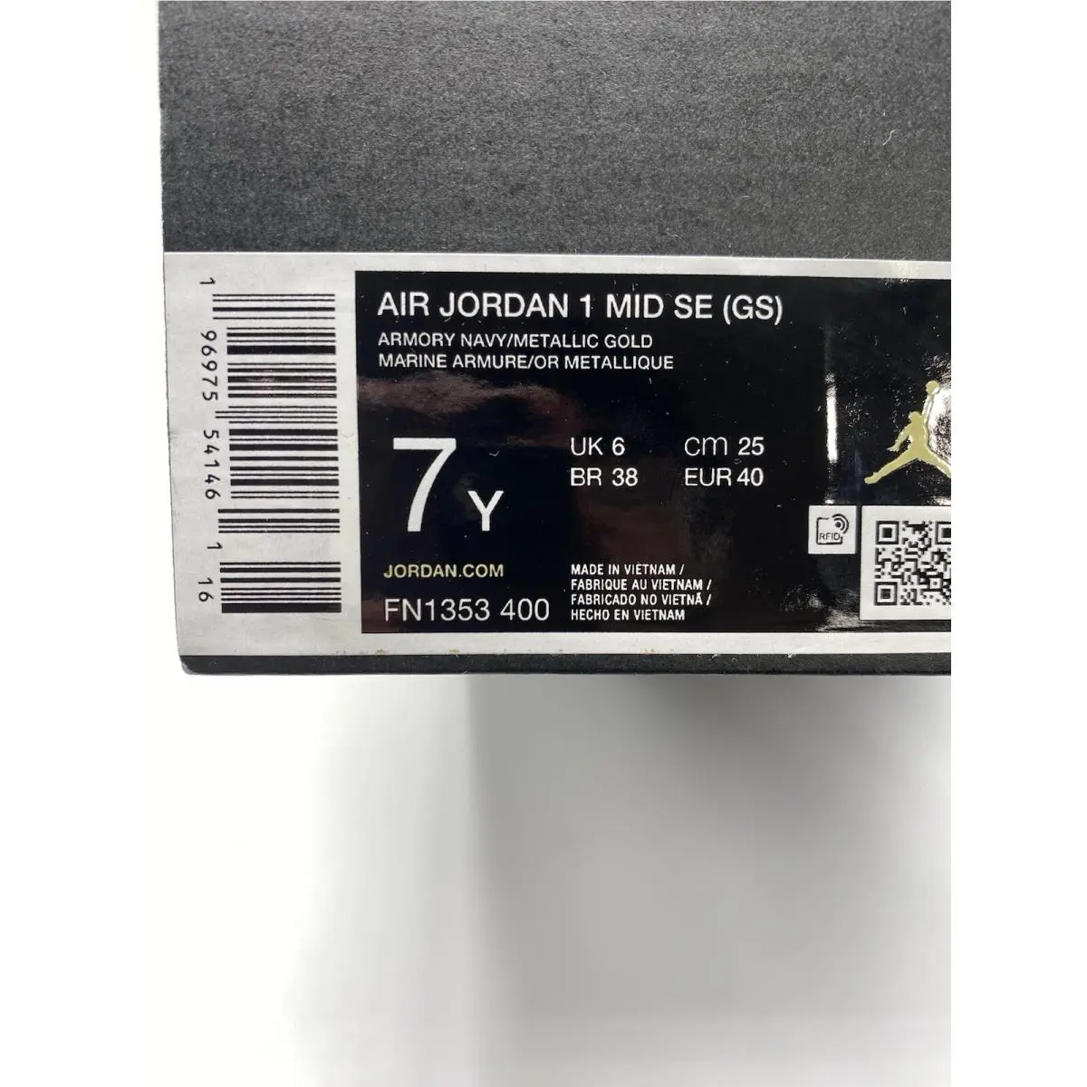 Nike shoes - Nike Air Jordan 1 - Air - FN1353 400 - Armory Navy/Metallic Gold (UPC: 196975541461) 6