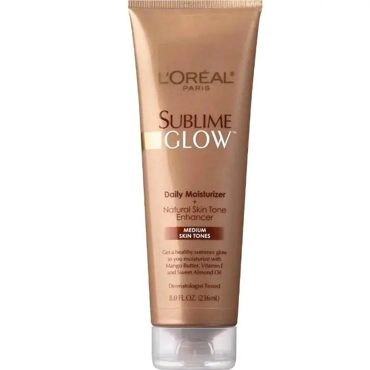 L`oreal Paris Sublime Glow Daily Moisturizer and Natural Skin Tone Enhancer 8 Oz