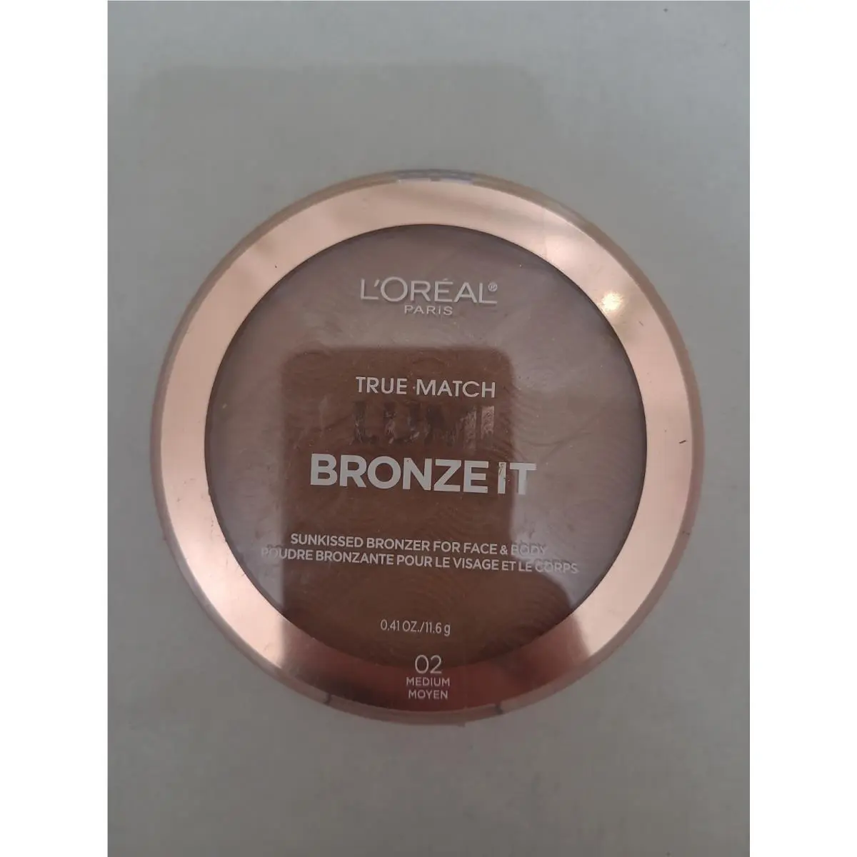 L`oreal True Match Lumi Bronze It Sunkissed Glow Bronzer Face Body 02 Medium