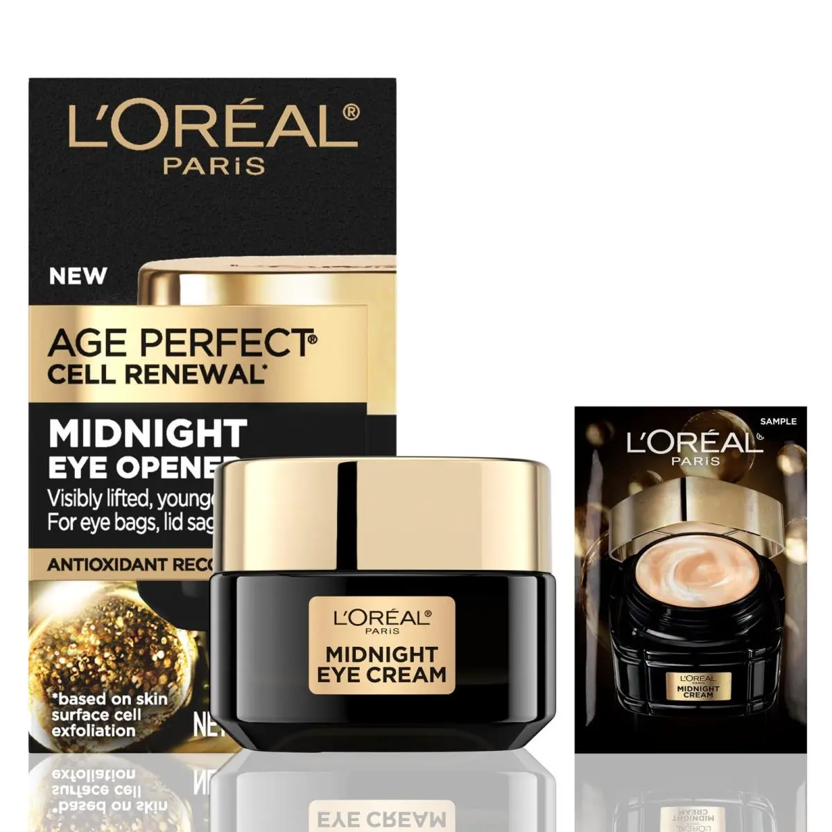 L Oreal Age Perfect Cell Renewal Midnight Eye Cream Antioxidant 0.5oz Loreal
