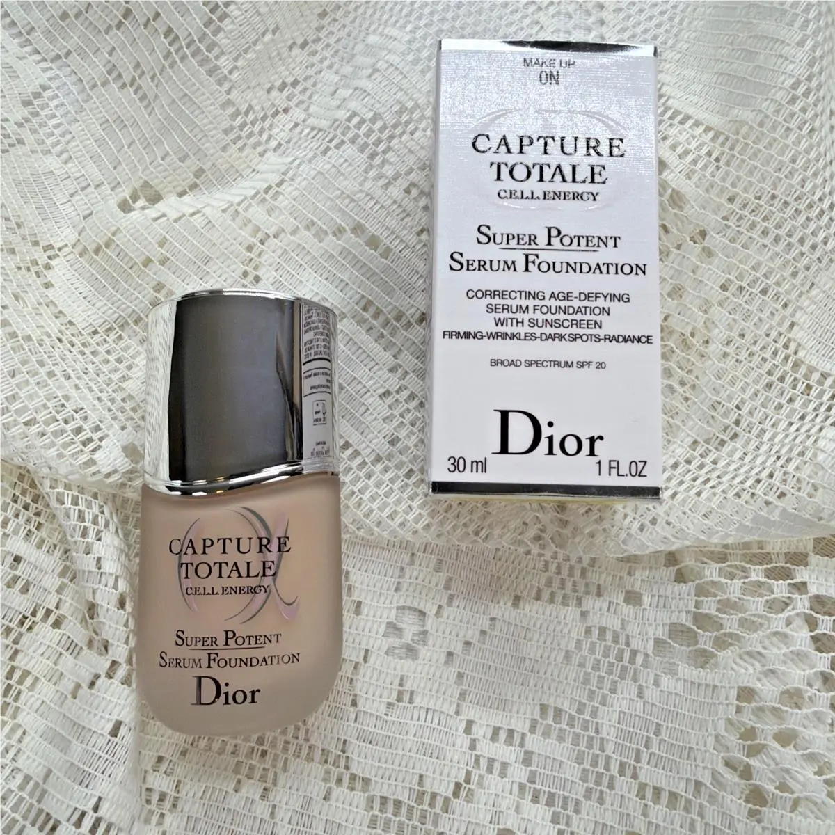 Dior Capture Totale Cell Energy Super Potent Spf 20 Serum Foundation ON