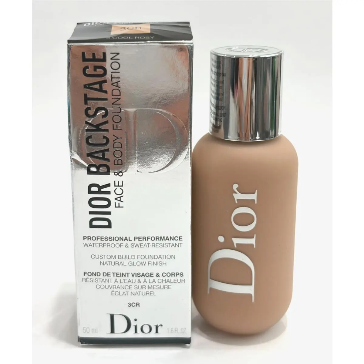 Dior Backstage Face Body Foundation 3CR 3 Cool Rosy 1.6 fl oz / 50 ml
