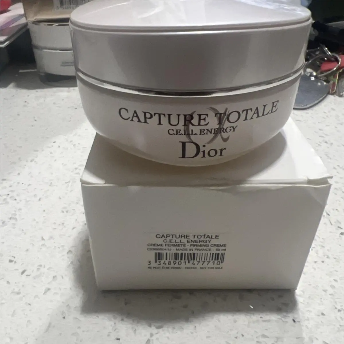 Dior Capture Totale Cell Energy Firming Wrinkle Correcting Creme 1.7 oz Tester