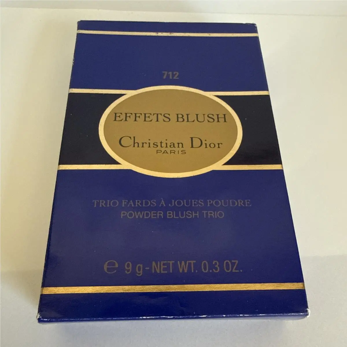 Dior Blush Effets - Powder Blush Trio Boxed- 712 Brick Tones Vintage Rare