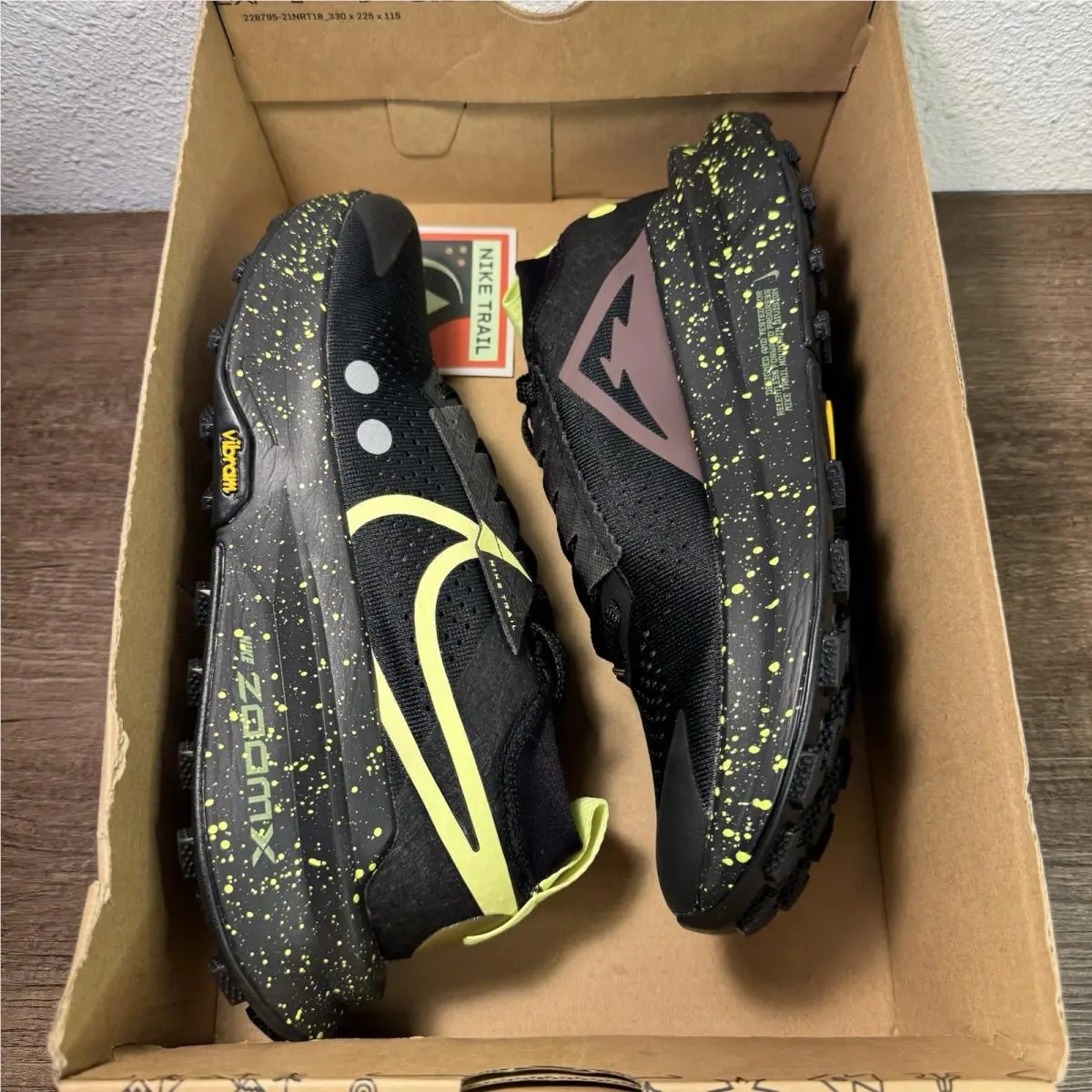 Nike shoes - Nike Zegama Trail - Zegama Trail - FD5190 012 - Black/LT Lemon Twist-Tattoo (UPC: 198488000756) 1