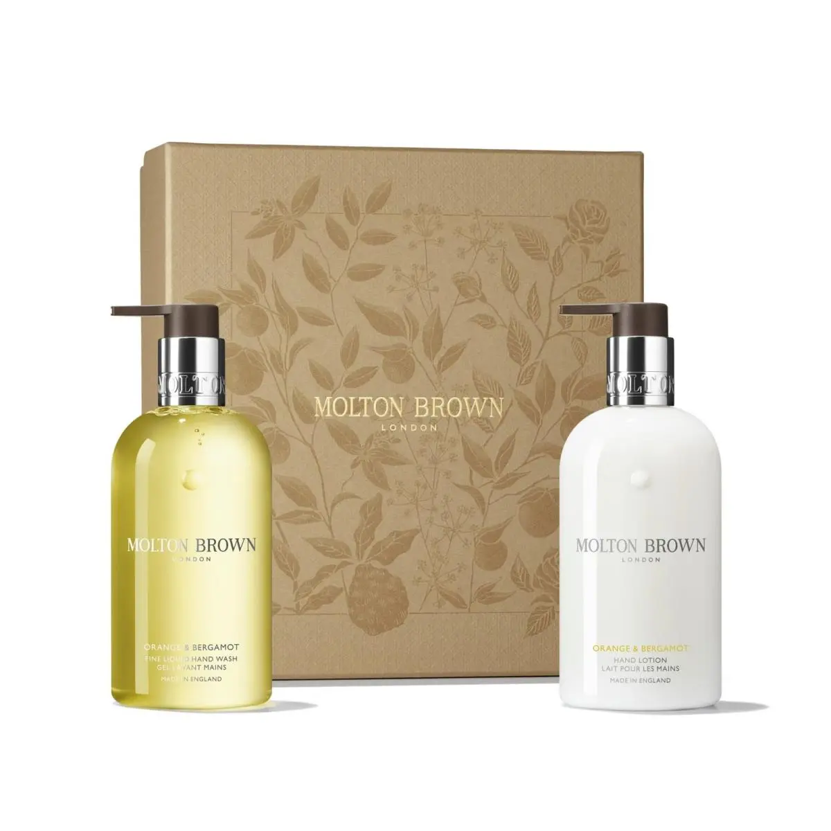 Hand Wash Lotion Set Orange Bergamot 2 x 10 fl oz  Care Collection by Molton Brown