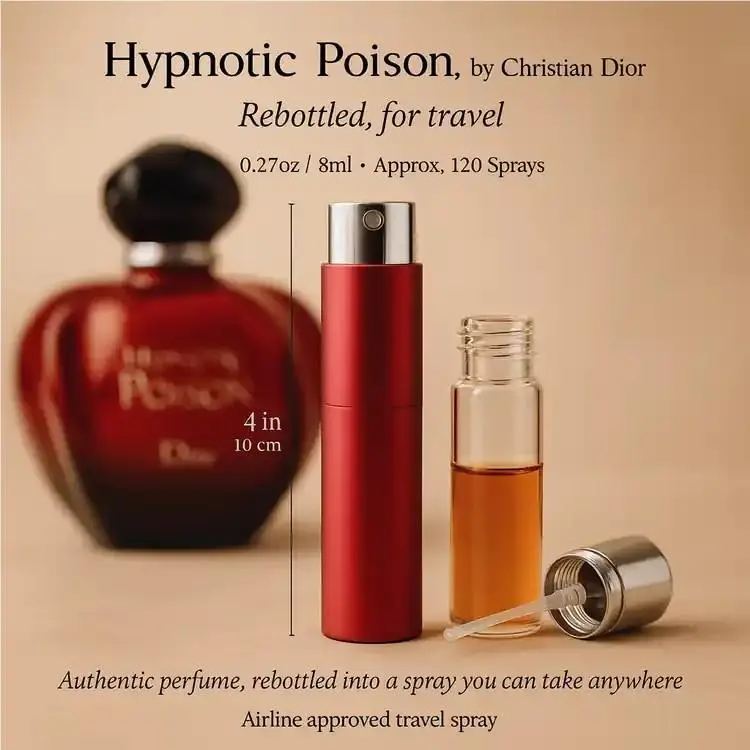 Dior Hypnotic Poison Perfume For Women 0.27 Oz Travel Spray