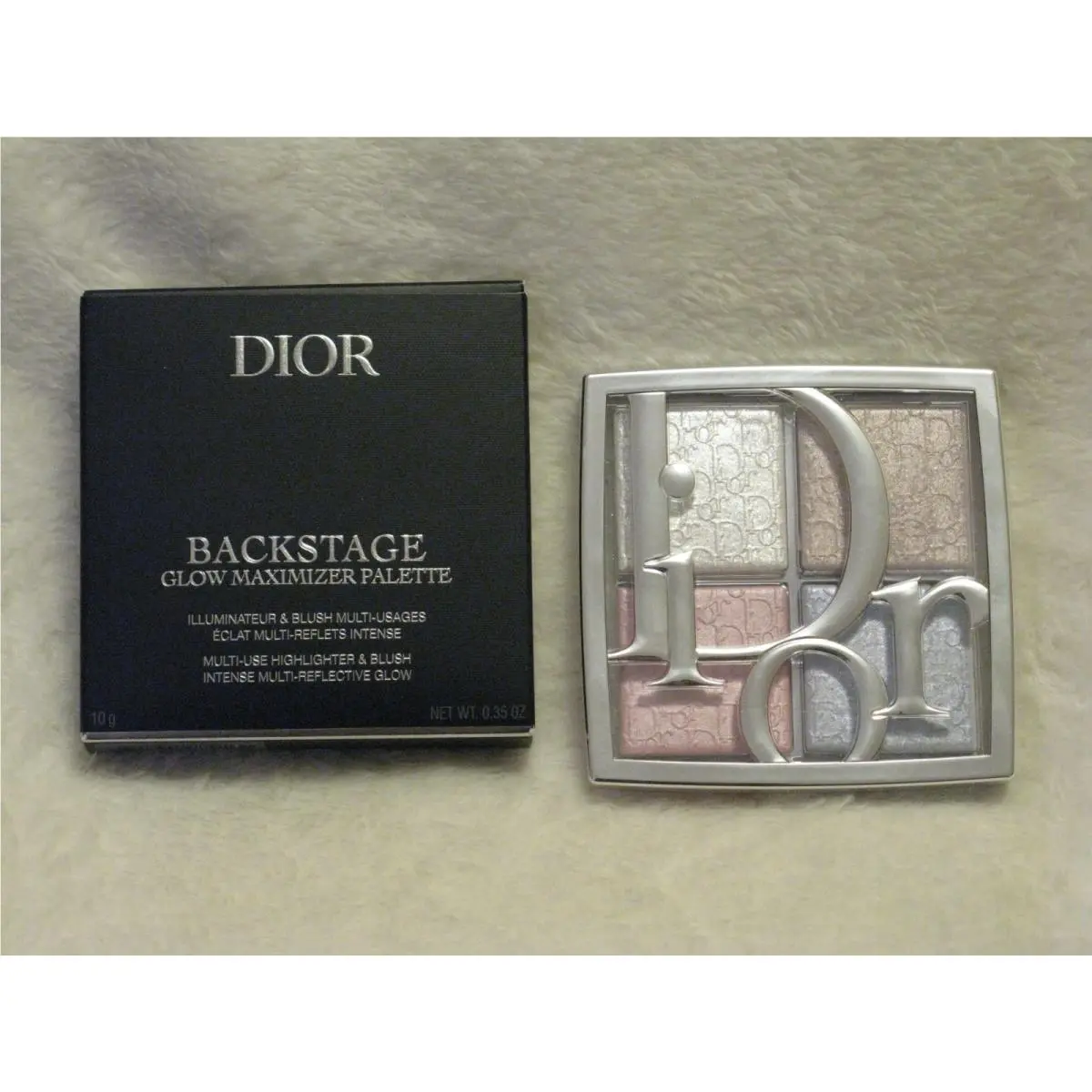 Dior Backstage Glow Maximizer Palette 002 Frosted Opal Glow Limited Ed