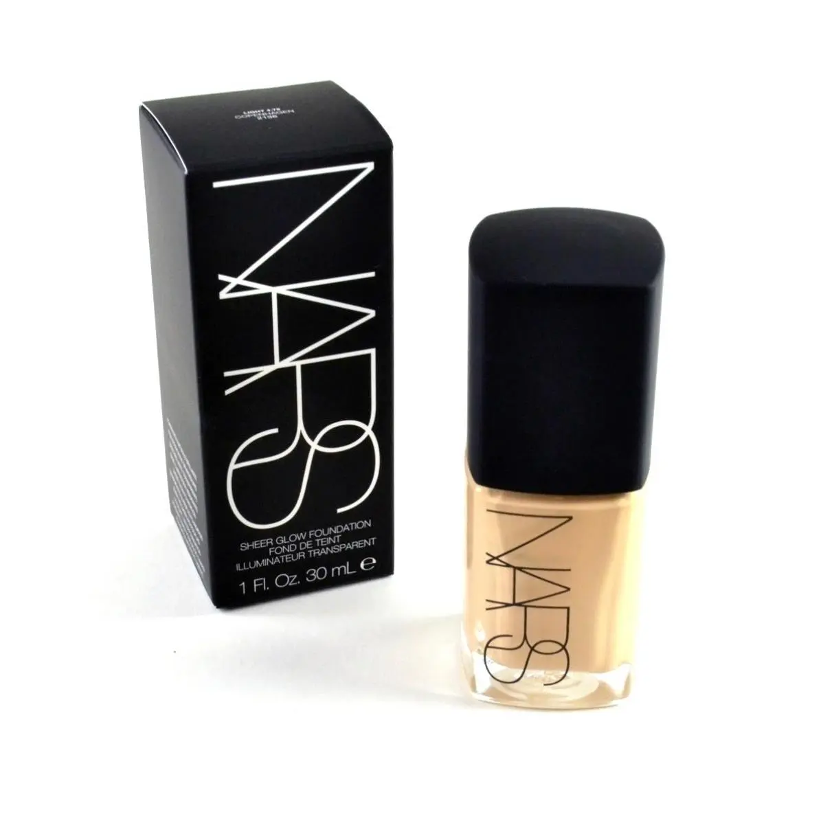 Nars Sheer Glow Foundation Copenhagen Light 4.5 Full Size 1 Oz by NARS Cosmetics