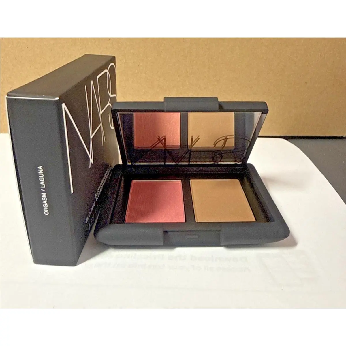 Nars Blush Bronzer Duo Orgasm / Laguna 0.08 oz 2.5 g x2