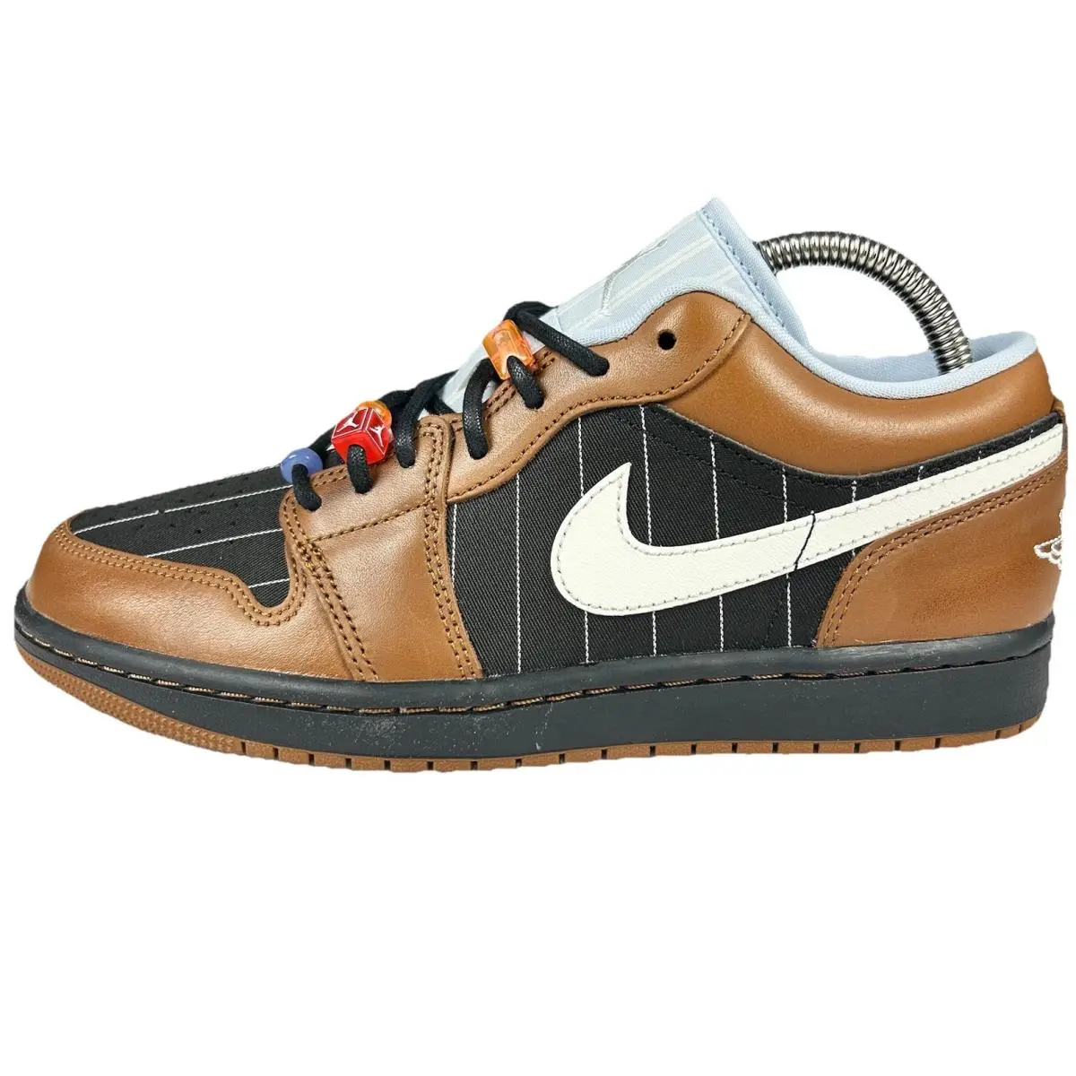 Nike Air Jordan 1 Low SE Shoes Men’s Size 7 Women’s Size 8.5 Black British Tan