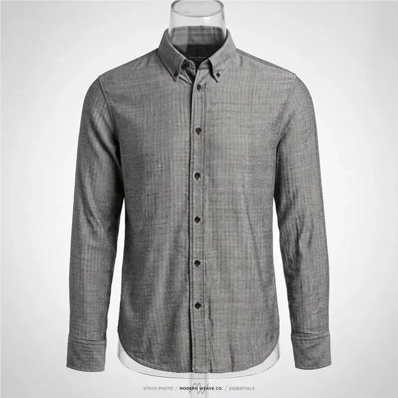 Rag and Bone Fit 2 Tomlin Herringbone Shirt Size Small
