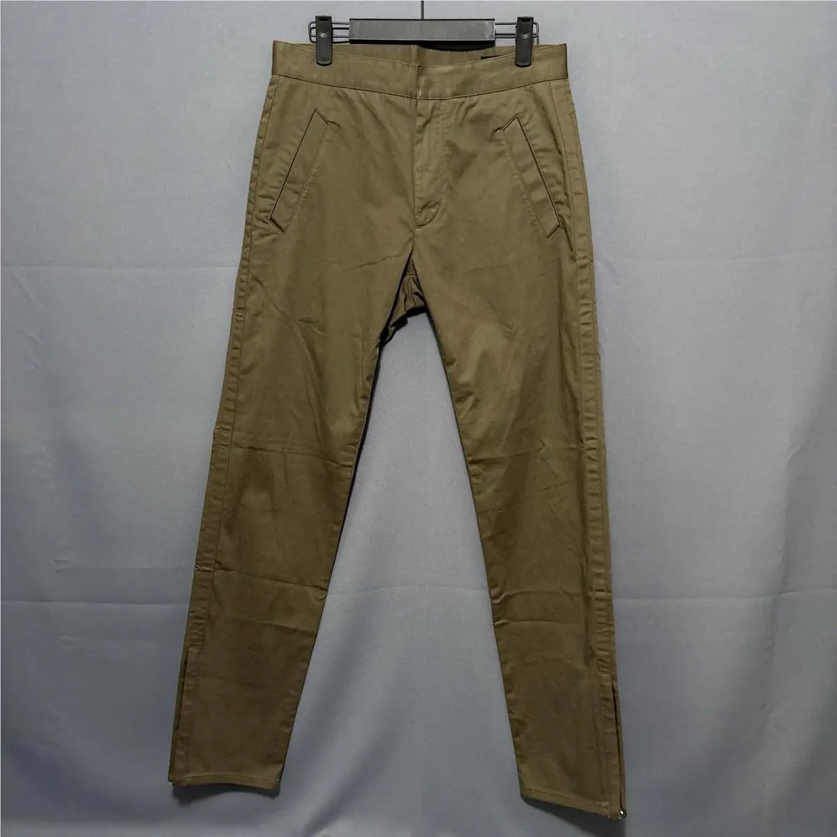 Rag Bone Pants Mens XS Fits 30x31 Zander Cotton Olive Green Zip Leg