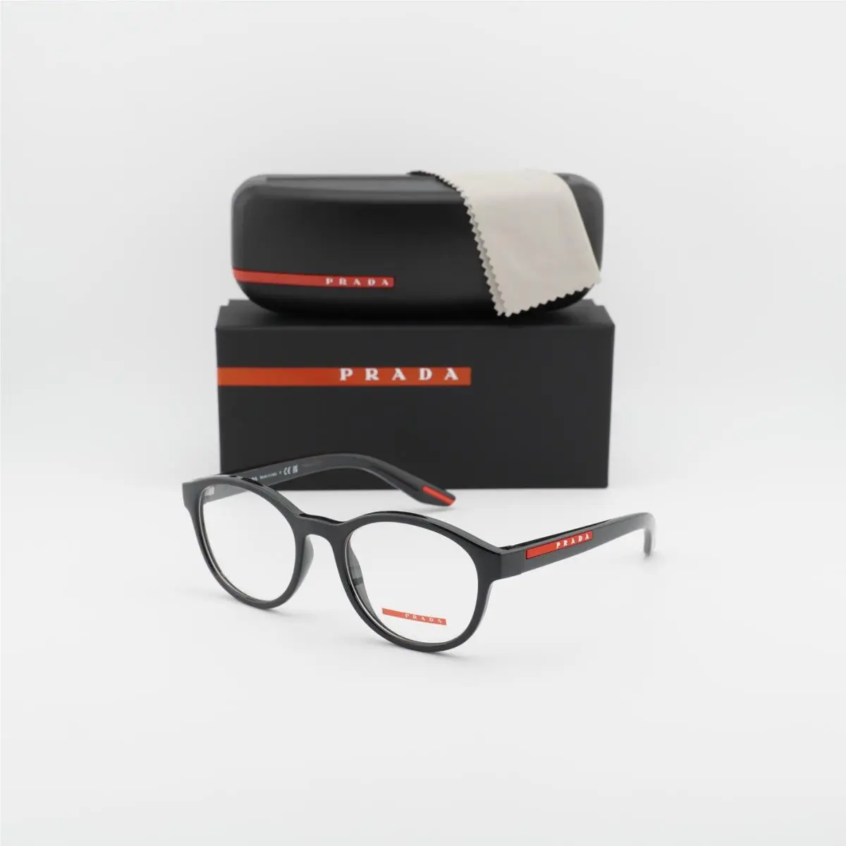 Prada Sport PS07PV 1AB1O1 Black 53mm Eyeglasses