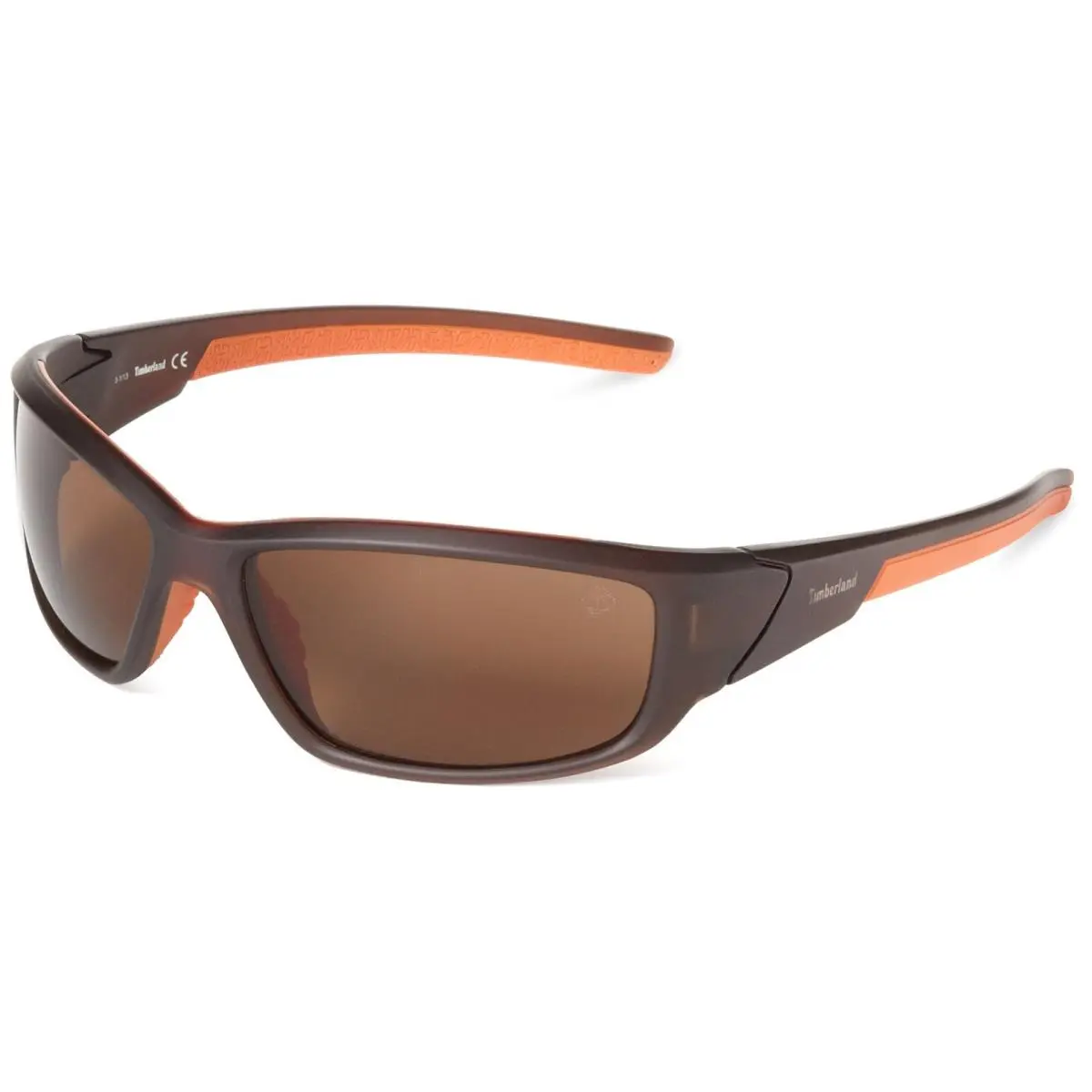 Timberland Men`s TB9049SW6249H Polarized Wrap Sunglasses Brown 62 mm